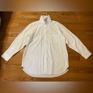Mens brand new white dress shirt-size 17 1/2” neck - sleeve length 34/35”